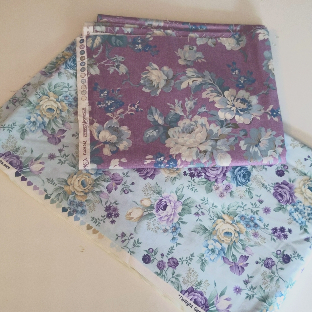 Sweet bundle Victorian Rose cotton fabric quilting material 4 yards total